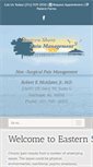 Mobile Screenshot of easternshorepainmanagement.com